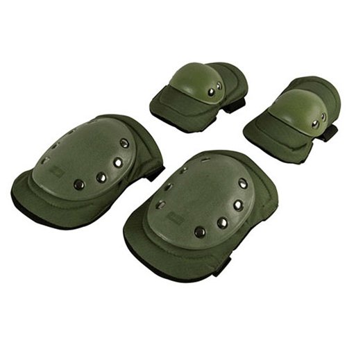 Olive Drab Knee And Elbow Pad Set