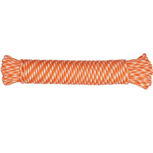 100 Ft Orange White Military Paracord