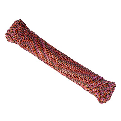 100 Ft Pink Red Black Military Paracord