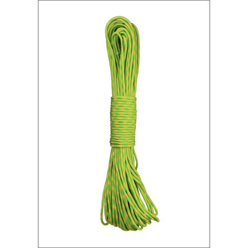 100 Ft Yellow Lime Military Paracord