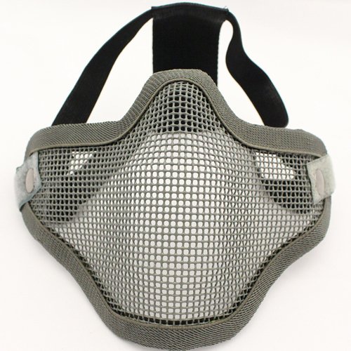 Half Face Airsoft Foliage Mask