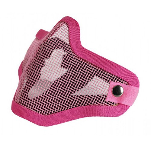 Half Face Airsoft Pink Mask