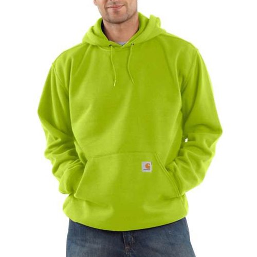 Men's Hooded Pullover Midweight Sweatshirt - Bright Orange - XLarge - Regular