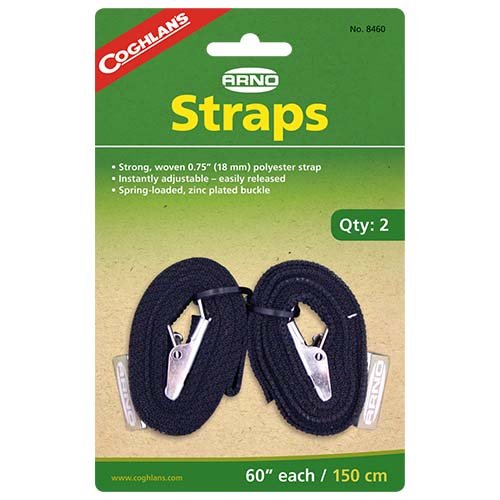 Coghlans 8460 60 Inches 2 Pack Arno Straps