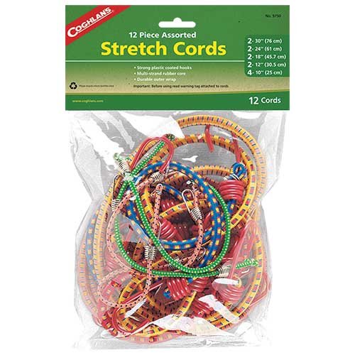 Coghlans 9750 Assorted Stretch 12 Pack Cord