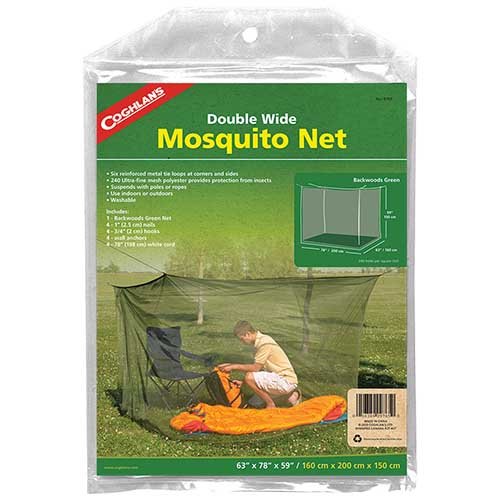 Coghlans 9765 DBL Green Mosquito Net
