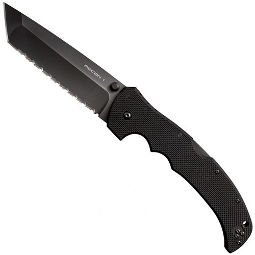 Cold Steel XL Recon 1 Tanto Point Serrated Blade Knife