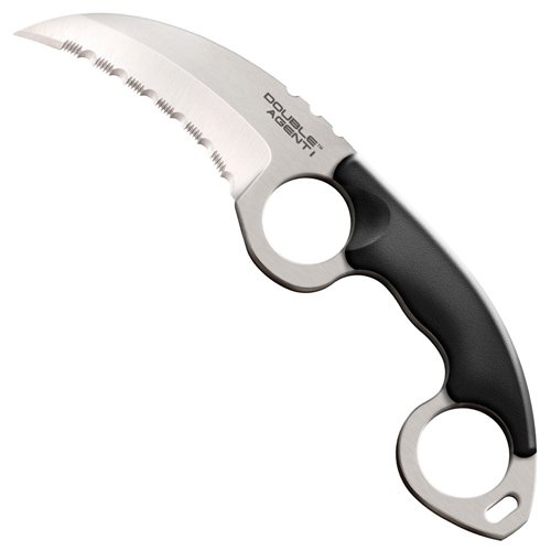 Cold Steel Double Agent I Fixed Blade Knife - Serrated Edge