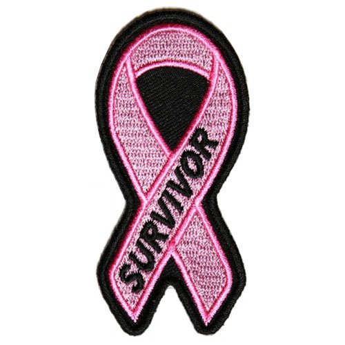 Breast Cancer Survivor Pink Ribbon Patch