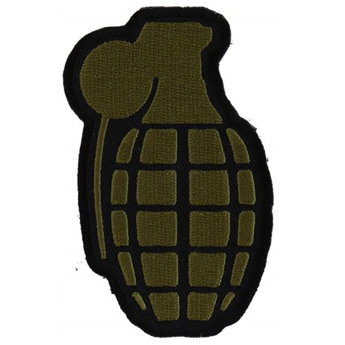Grenade Embriodered Patch - 2.25x3.5 Inch