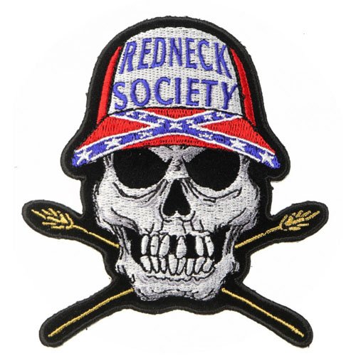 Redneck Society Skull Patch