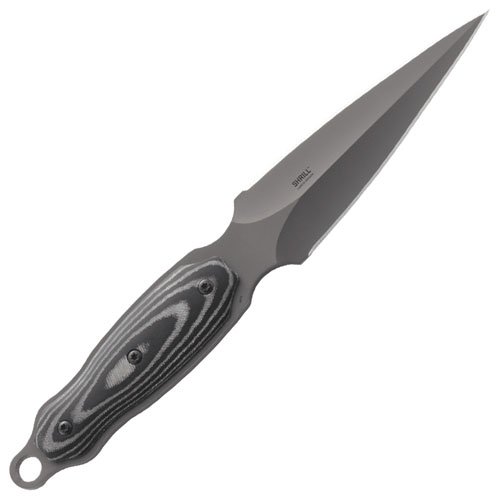 Shrill Titanium Nitride Finish Blade Boot Knife