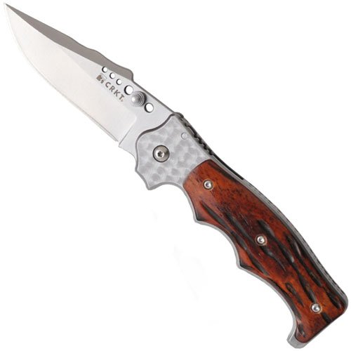 CRKT The Natural 2 Jig Bone G10 Bolsters Handle Knife
