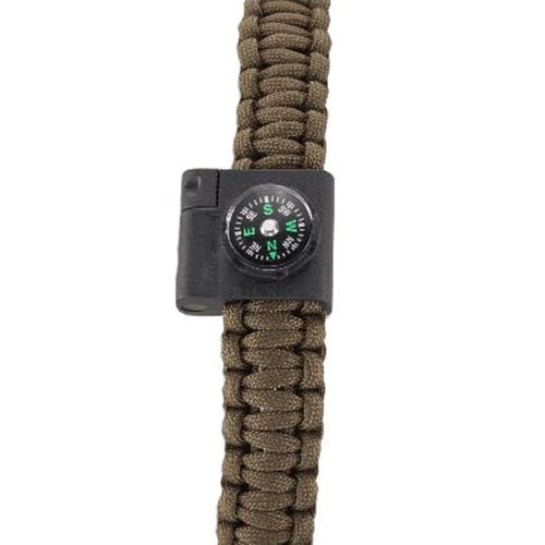 CRKT Stokes Paracord Survival Bracelet w/ Compass and LED