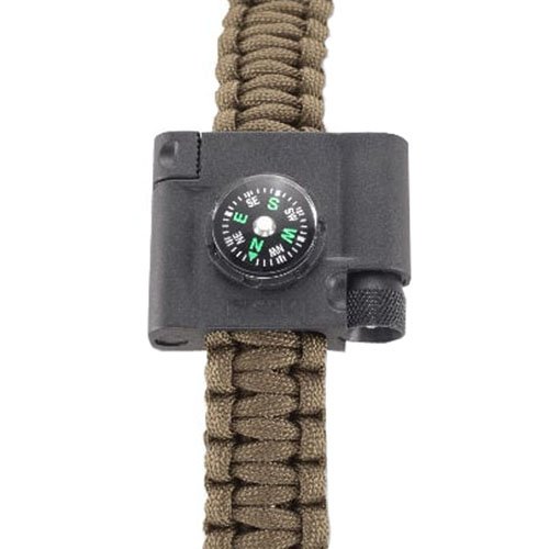 CRKT Stokes Paracord Bracelet w/ Compass, Led and Firestarter