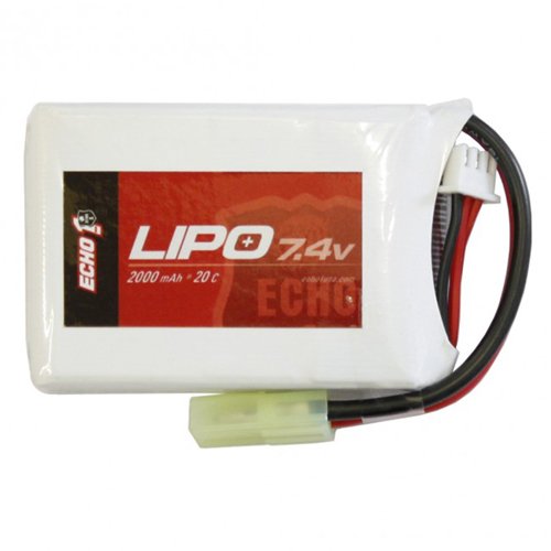 Echo1 7.4V 1600mAh 30C AEG Airsoft LiPo Battery
