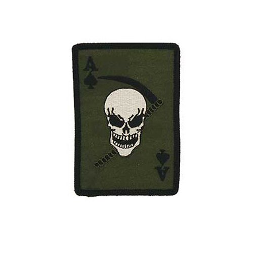 Patch Death Ace Spade Subdued 3-34 Inch