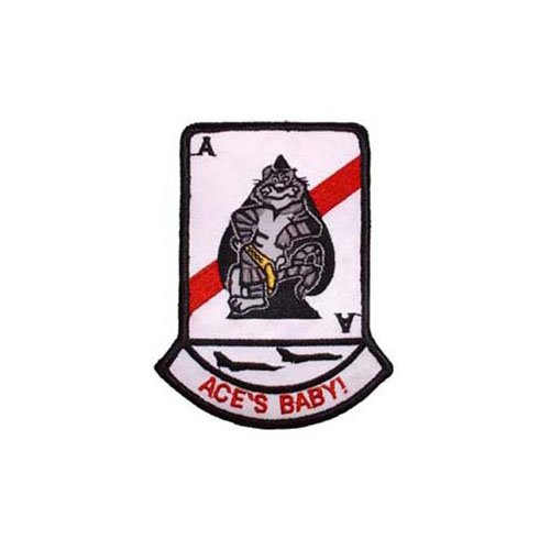Usn Tomcat Aces Ba 3-1/2 Inch Patch