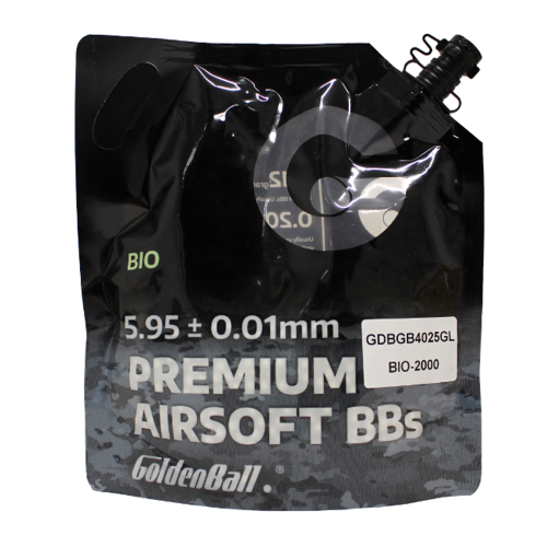 Golden Ball Tracer Airsoft BBs 2000ct