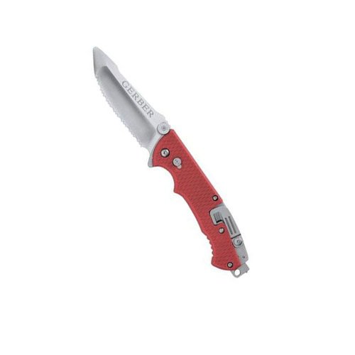 Gerber 22-01534 Hinderer Rescue Folding Knife with Serrated Sheath
