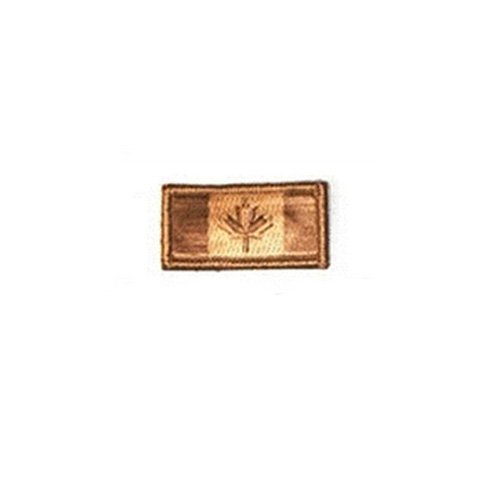 Small Canada 2 X 1 Inch Hook And Loop Backing Patch