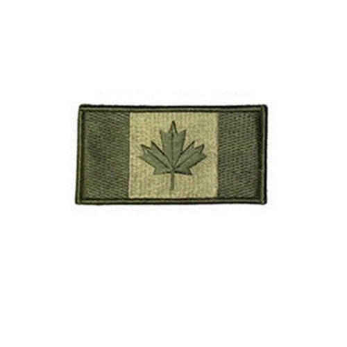 Small Canada 2 X 1 Inch Hook And Loop Backing Patch