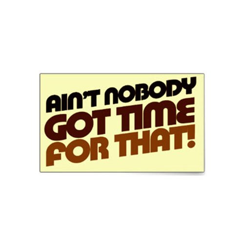 Aint Nobody Got Time For That Sticker