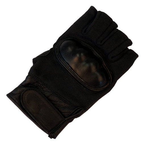Raven X Hard Knuckle Fingerless Gloves