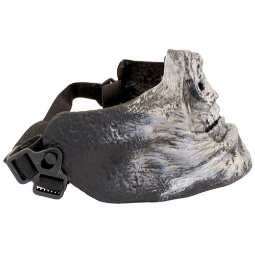 Zombie Skull Half Mask - TPU Plastic