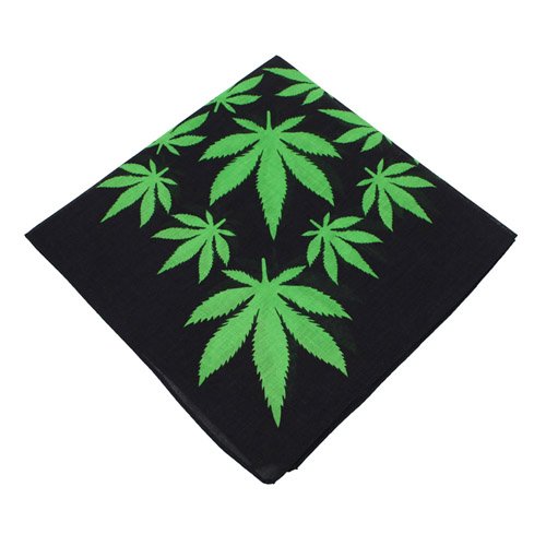 Marijuana Weed Leaf Bandana