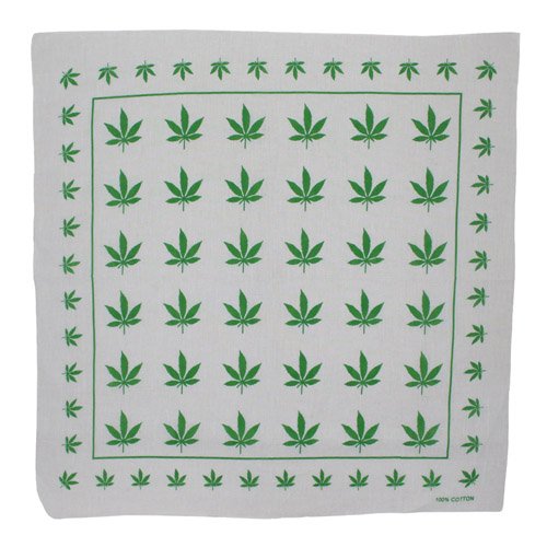 Marijuana Weed Leaf Bandana