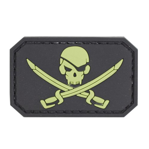 PVC Pirate Skull Patch