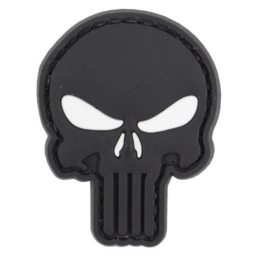 PVC Black Punisher Patch