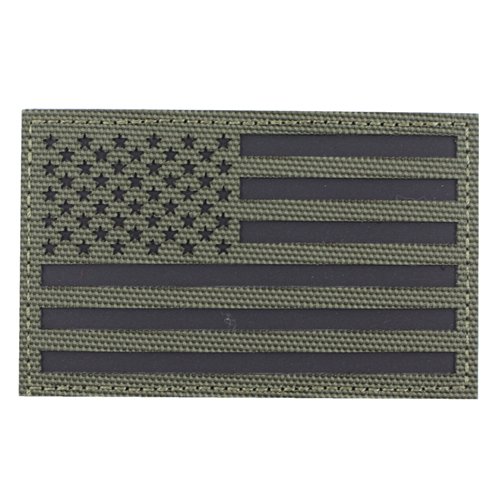 Infrared Reflective USA Flag Patch