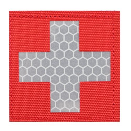 Reflective Medic Cross Patch