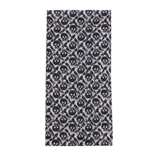 Skull Pattern Neck Tube Gaiter Black/Pink | Gorilla Surplus