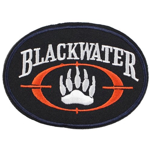 Black Water Logo Moral Patch