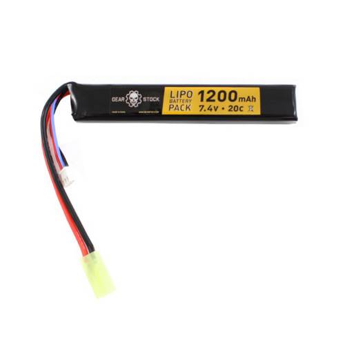 Lithium Polymer Stick Battery 1200mAh - 7.4V