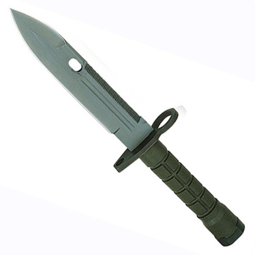 Gear Stock G.I. Type Stainless Steel M-9 Bayonet With Scabbard