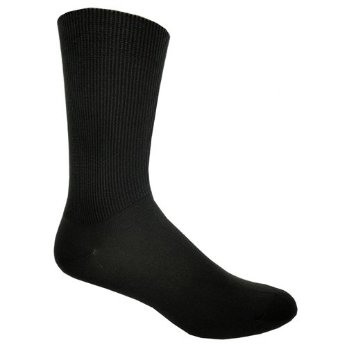 JB Fields Adventure Travel Quick-Dry Liner Black Sock (2 Pairs)