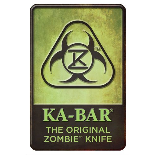 Ka-Bar The Original Zombie Knife Sign