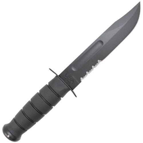 Ka-Bar Full Size Black 7 Inch Blade Utility Knife 