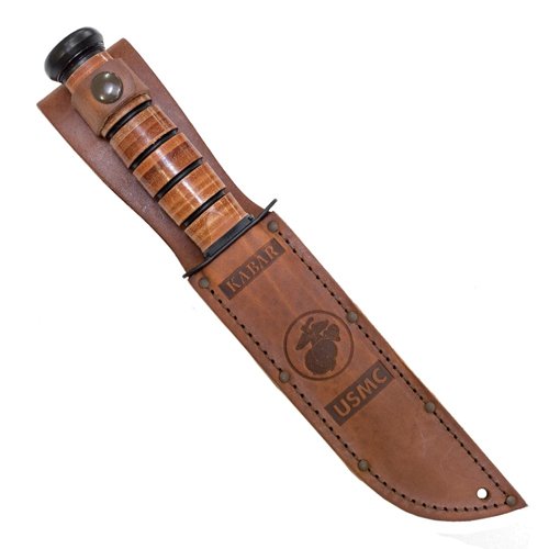 Ka-Bar 11.875 Inch Overall Utility Knife w/ Leather Sheath