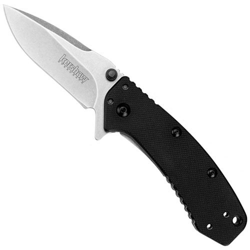 Cryo Drop Point Plain Edge Blade Folding Knife