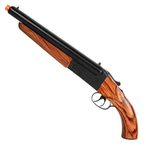 KJW Mad Max Real Wood Airsoft Double Barrel Shotgun