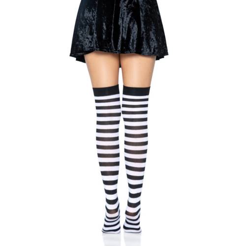 Trendy Cari Striped Stockings