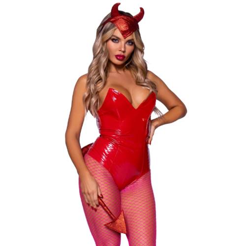 Demon Horns Headband and Tail Set