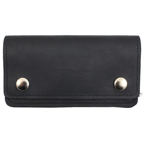 Oil Tanned Leather Chain Wallet
