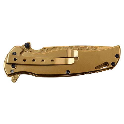 Dark Side Blades Tinite Coated Folding Blade Knife