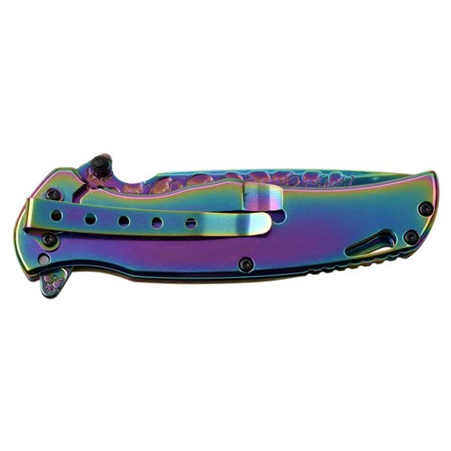 Dark Side Blades Tinite Coated Folding Blade Knife